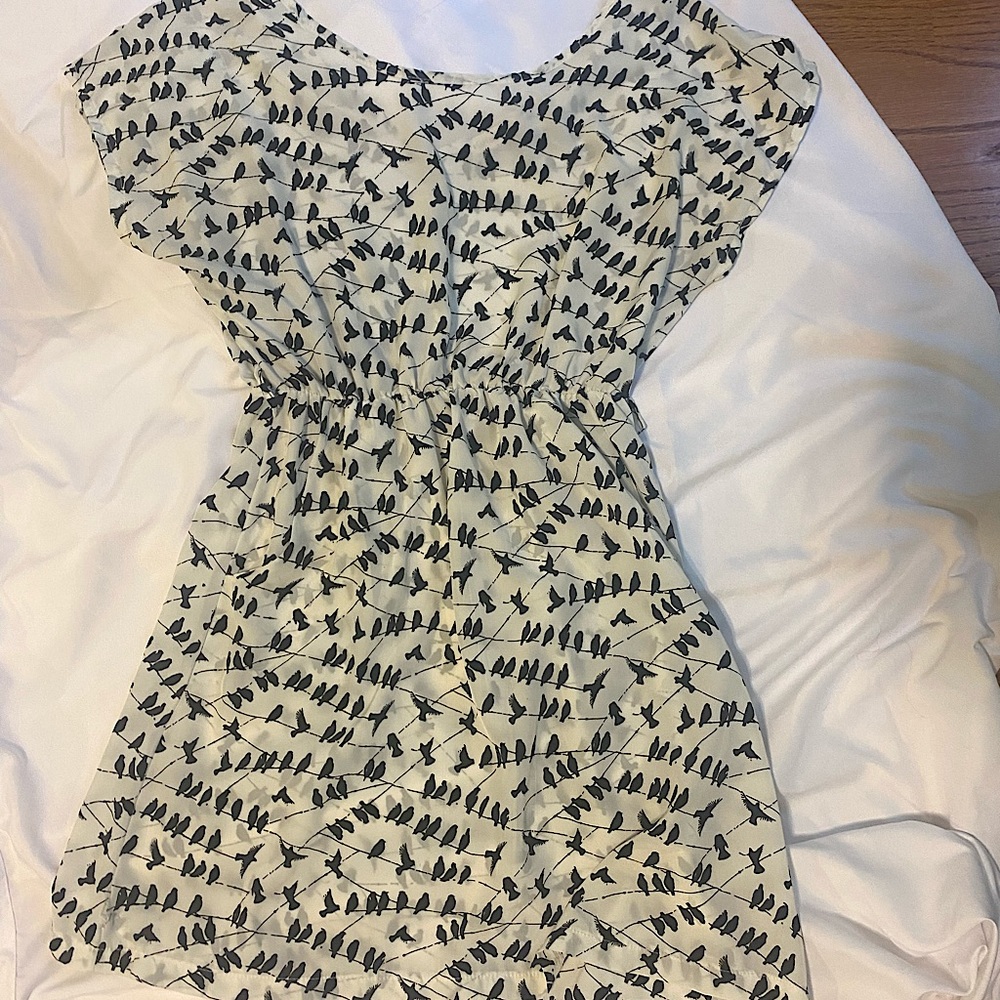 Bird Print Cami Dress